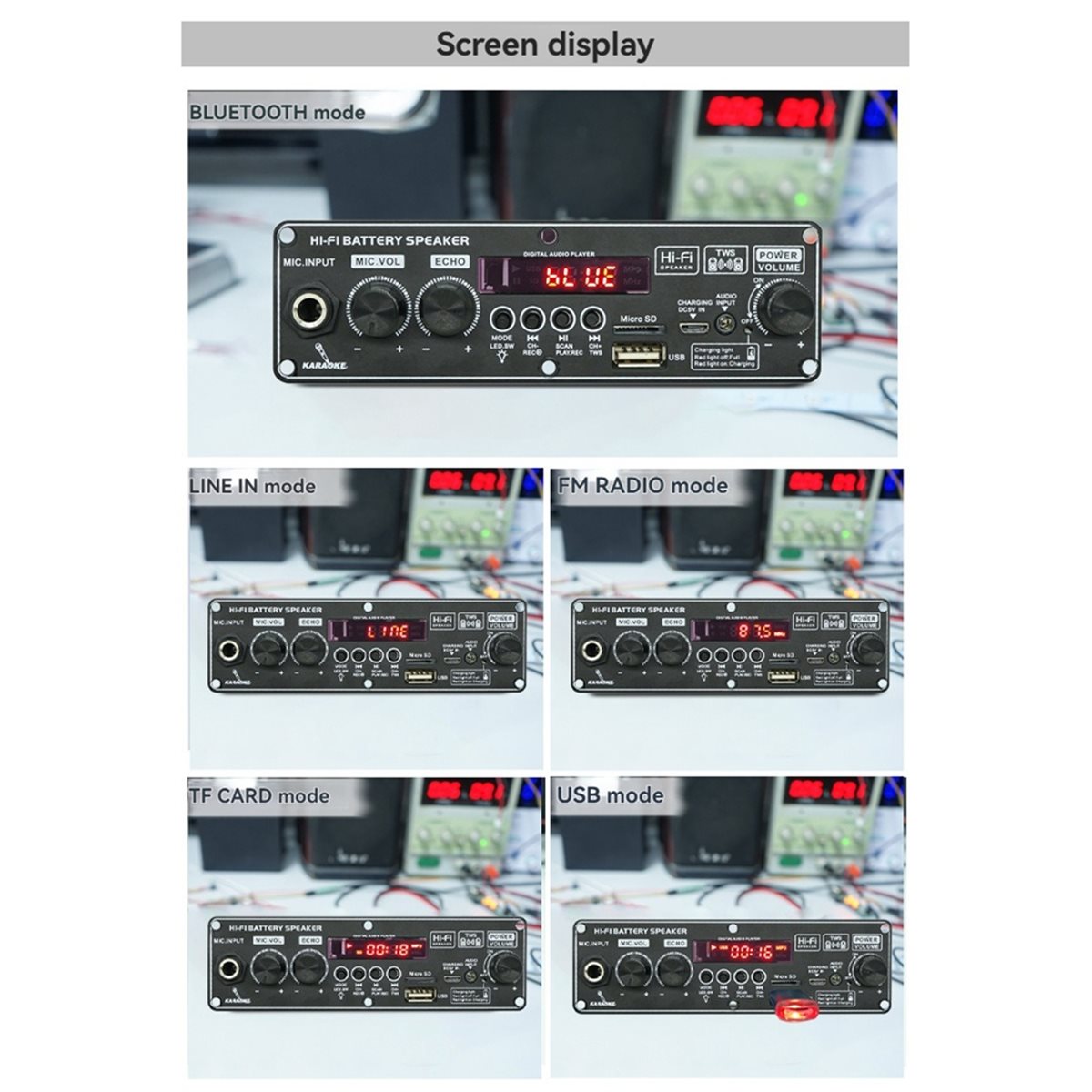update. 2X10W 3.7V Amplifier B - Bluetooth Speaker recension och pris