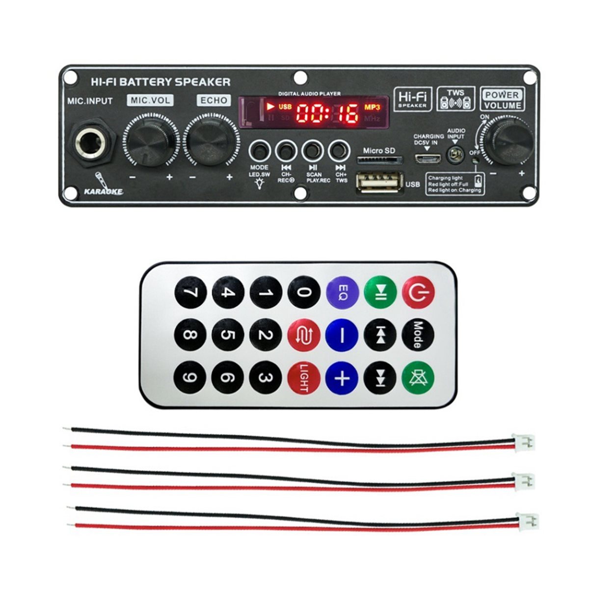 update. 2X10W 3.7V Amplifier B - Bluetooth Speaker recension och pris