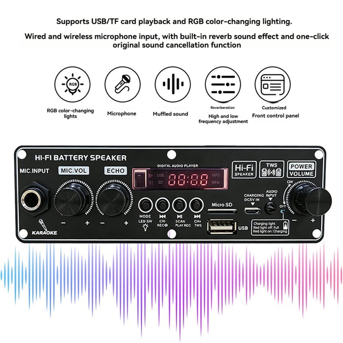 update. 2X10W 3.7V Amplifier B - Bluetooth Speaker recension och pris