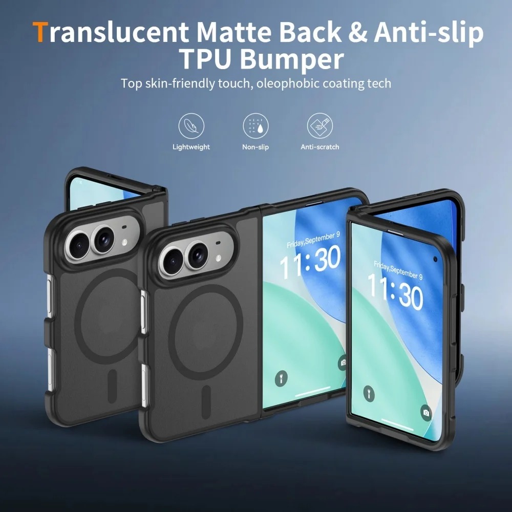 18 Fold Case Luxury Matte Fros - Wireless Charger recension och pris