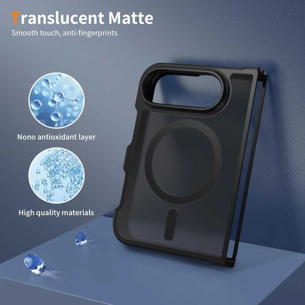 18 Fold Case Luxury Matte Fros - Wireless Charger recension och pris