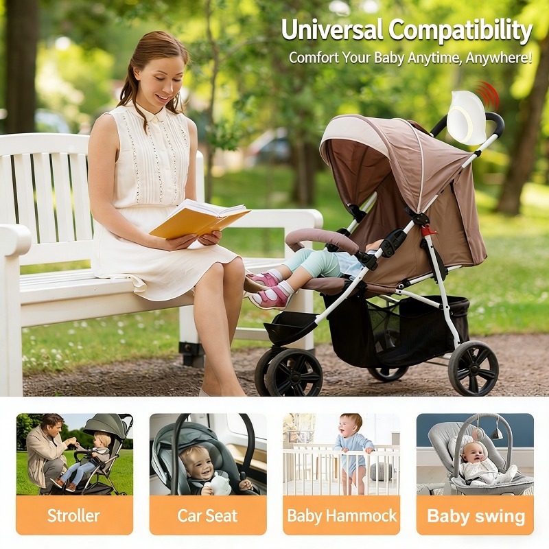 Portable Outdoor Baby Stroller - Bluetooth Speaker recension och pris