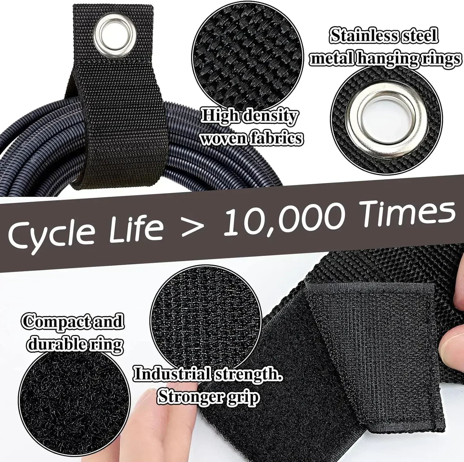 Heavy-Duty Storage Straps Reus - Cable Organizer recension och pris