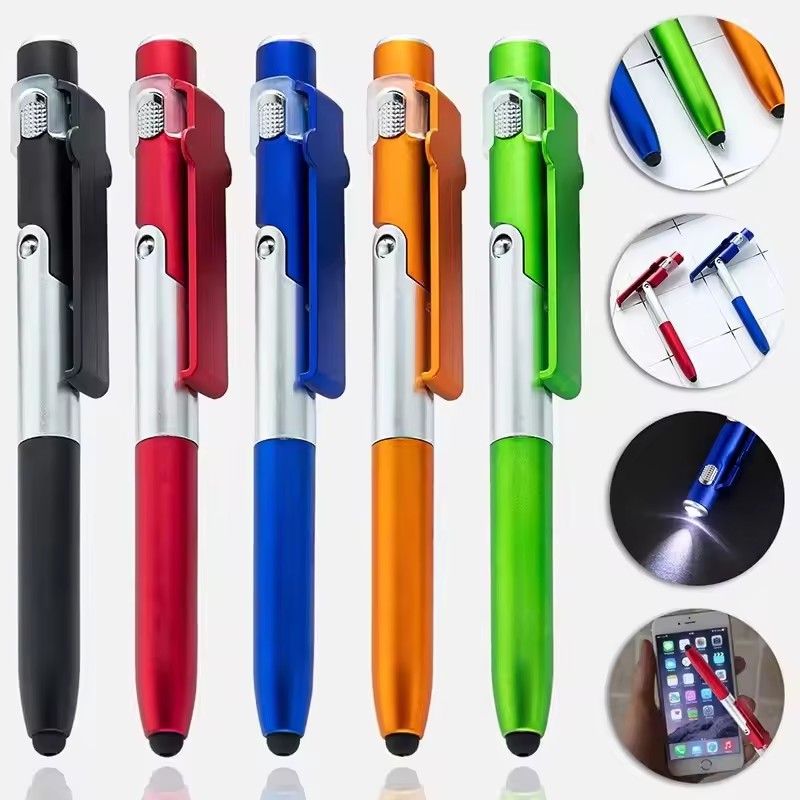 Multi Function Toy Pen 4 in 1  - Phone Holder recension och pris