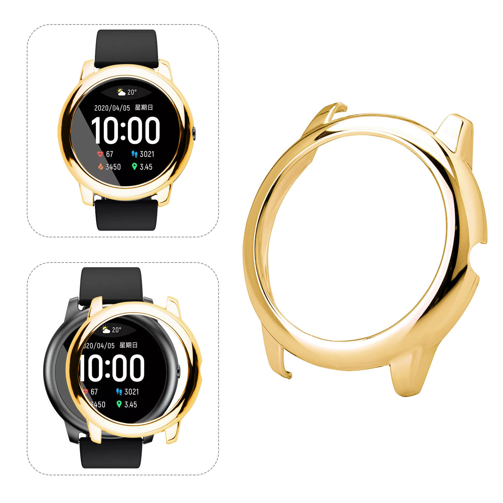 1Pcs Elegant Metal Colored Wat - Smart Watch recension och pris