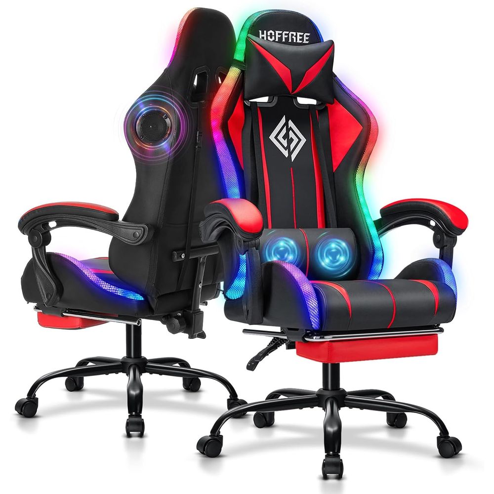 RGB Gaming Chair with Bluetoot - Bluetooth Speaker recension och pris