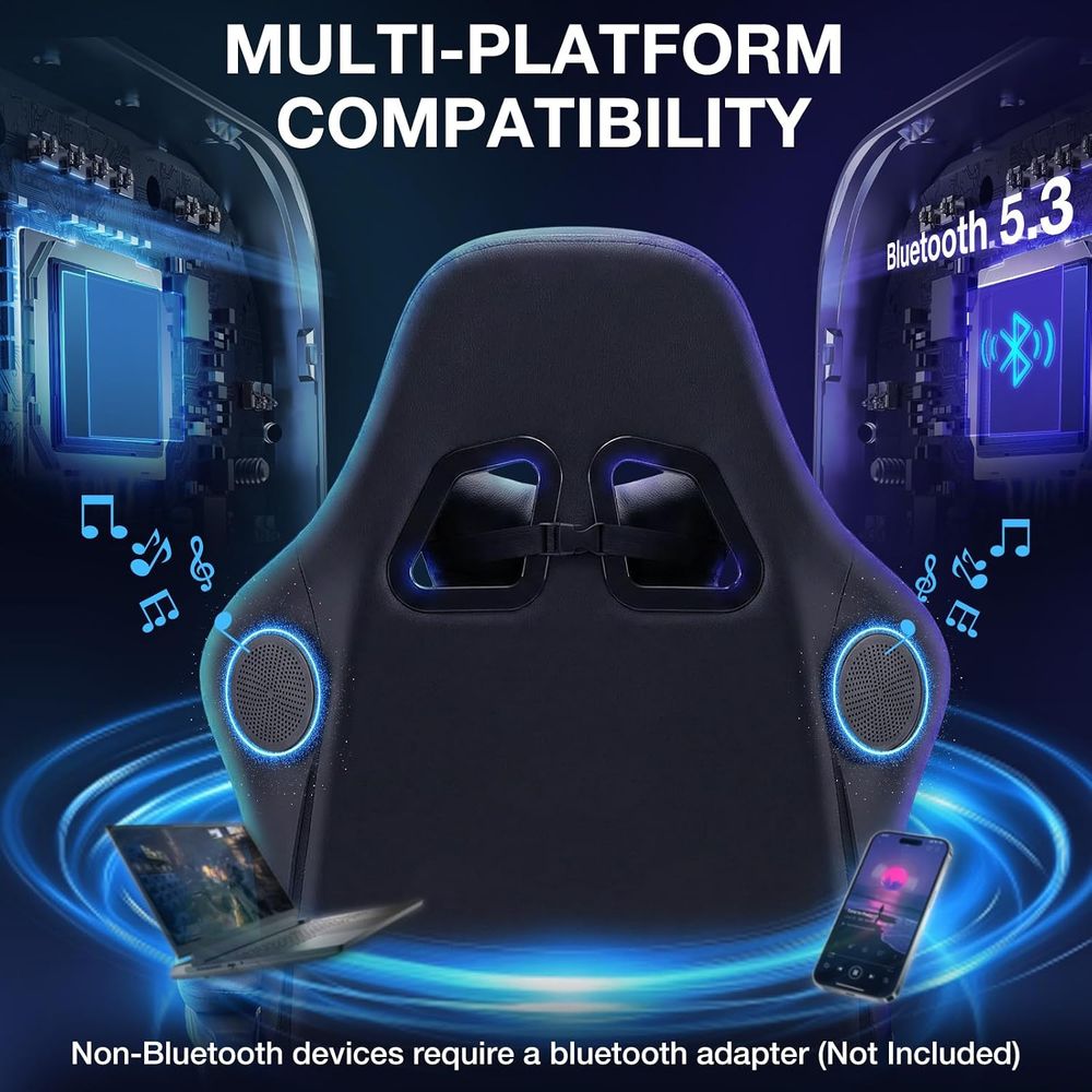 RGB Gaming Chair with Bluetoot - Bluetooth Speaker recension och pris
