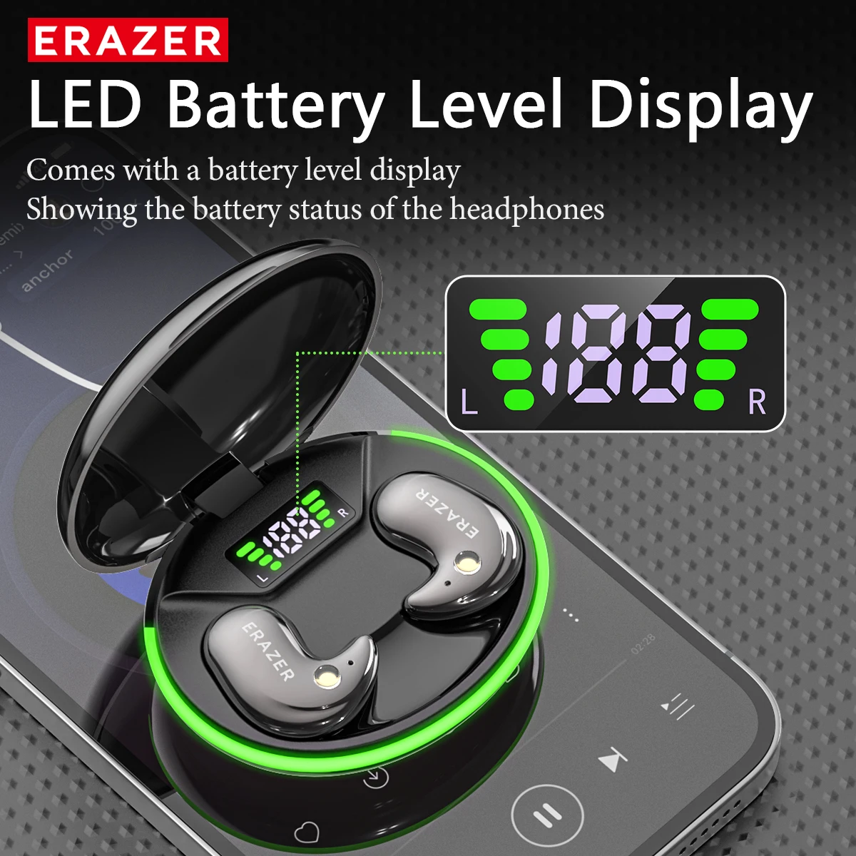 EARZER XF58 In-Ear Bluetooth H - Headphones Wireless recension och pris