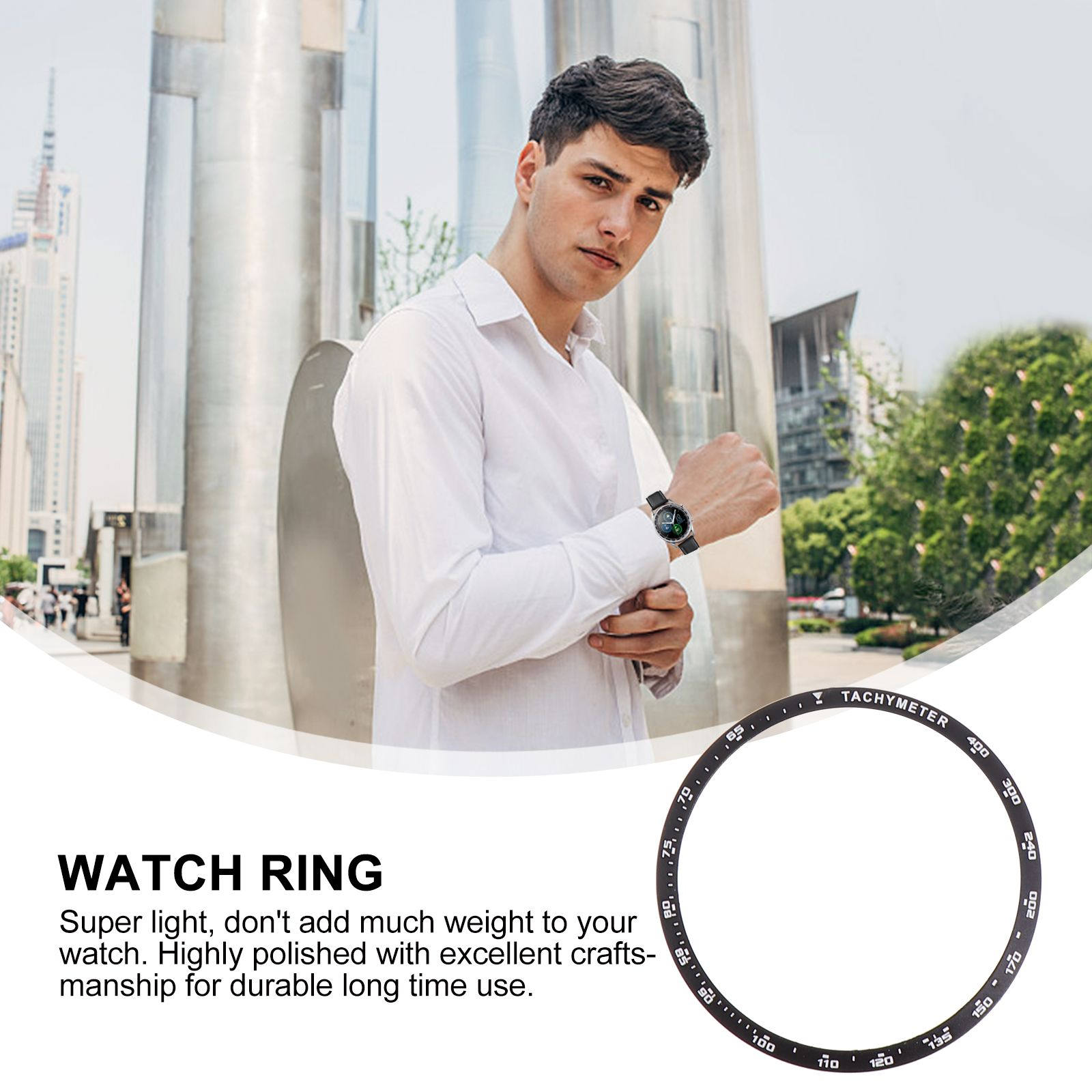 Aluminum Alloy Watch Bezel Fra - Smart Watch recension och pris