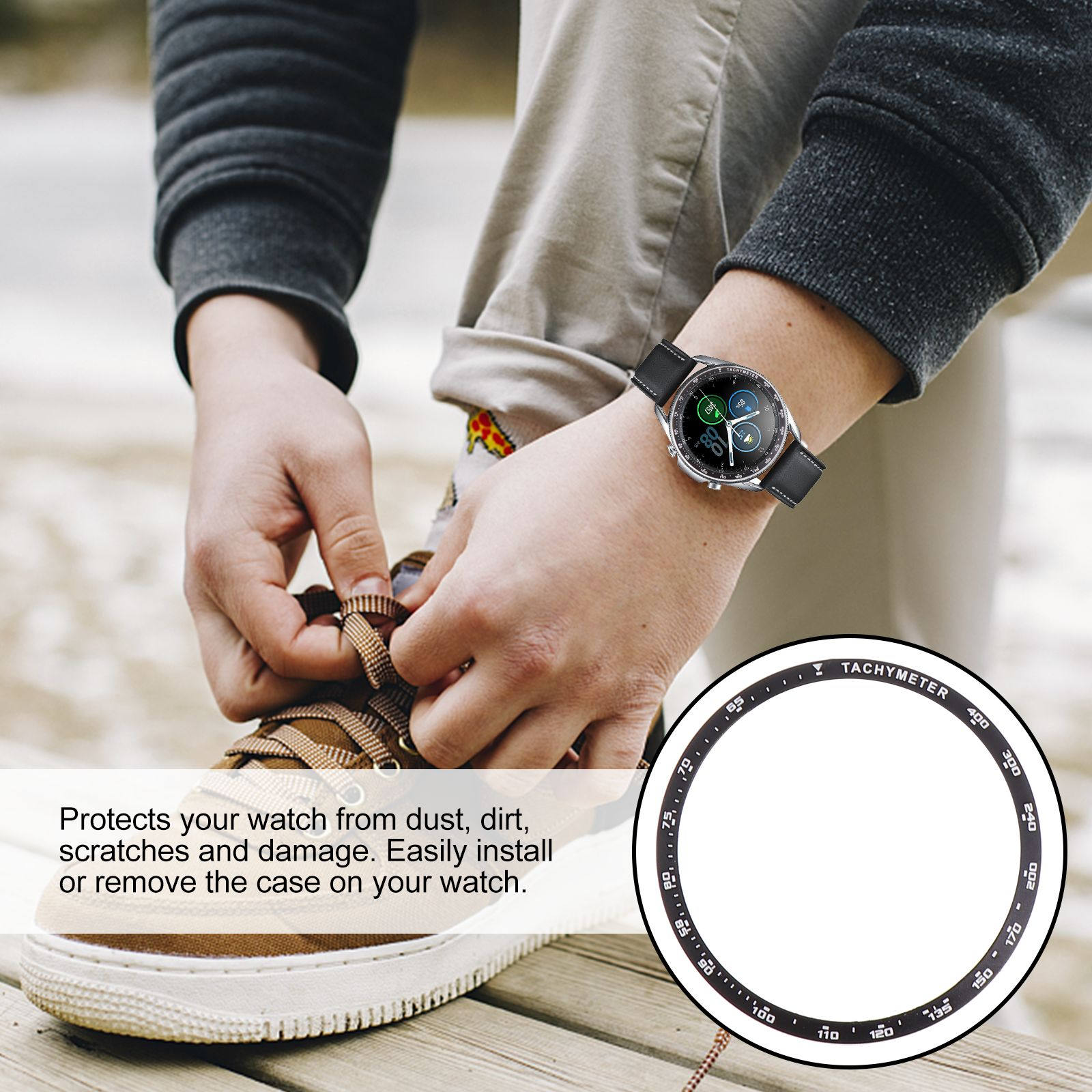 Aluminum Alloy Watch Bezel Fra - Smart Watch recension och pris