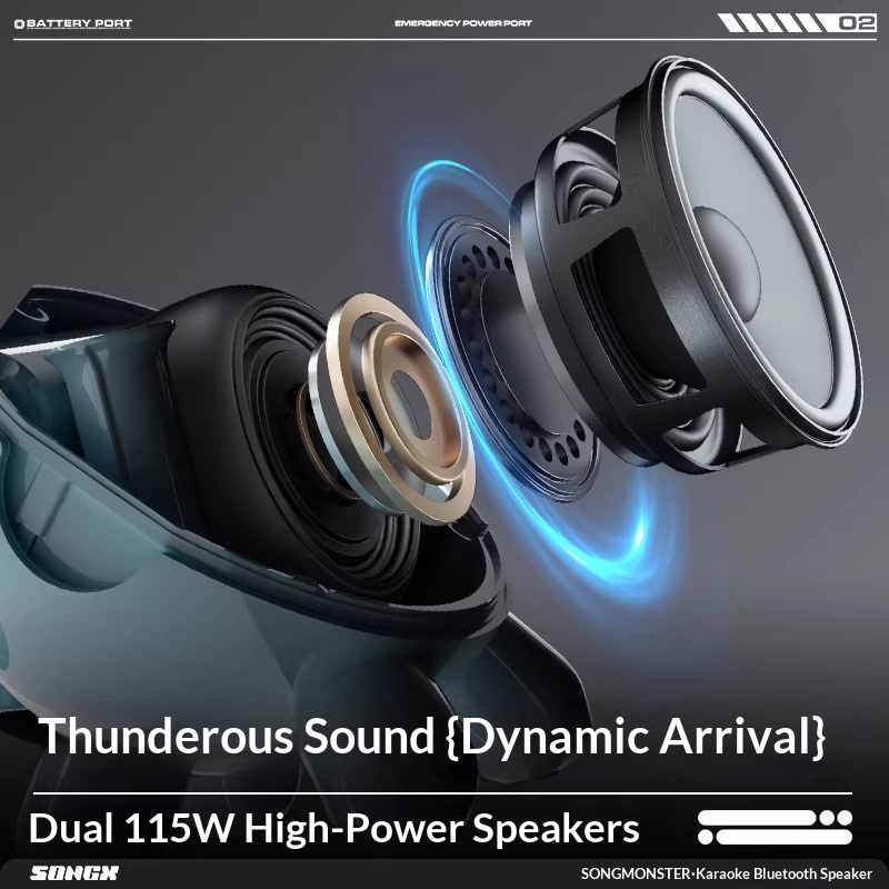 SONGX Audio Dual Microphone Du - Bluetooth Speaker recension och pris