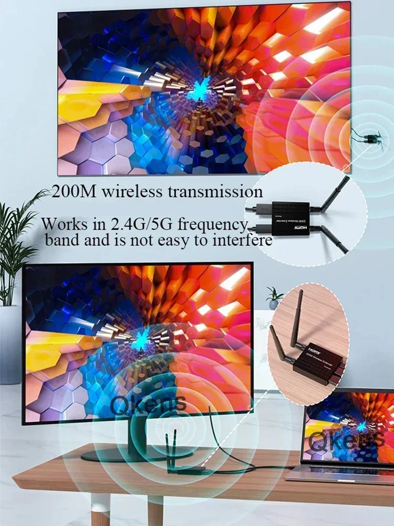 Wireless HDMI Extender Audio V - Hdmi Adapter recension och pris