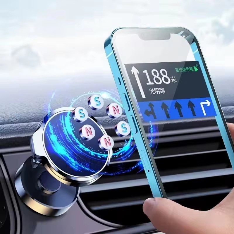 Round Folding Magnetic Car Hol - Phone Holder recension och pris